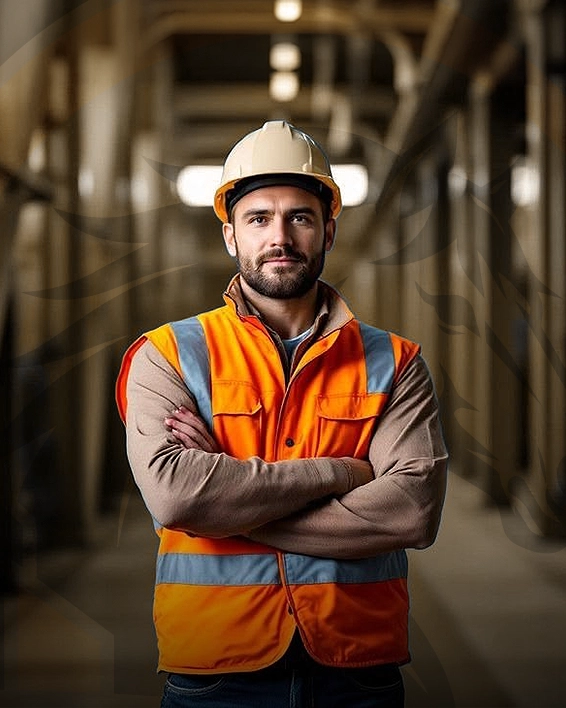 Seventy Horses project team on an industrial site